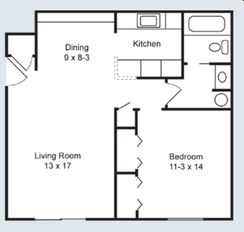 1BR/1BA - Appleton Terrace