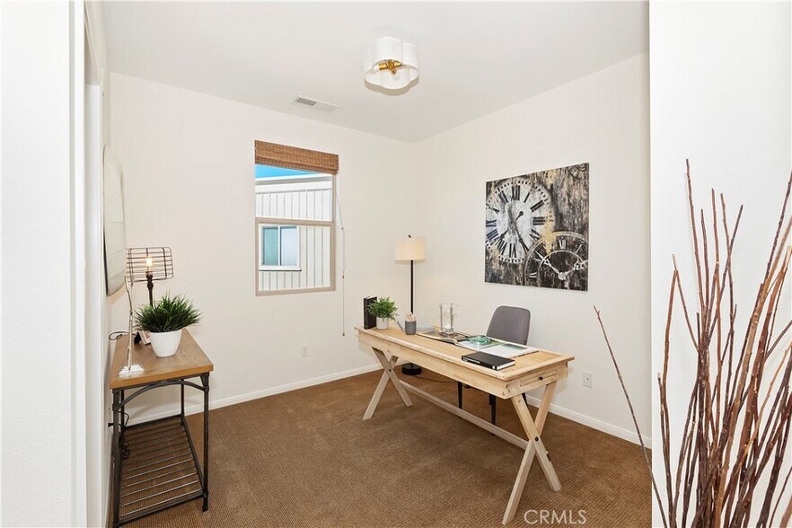 Bedroom staged as office on 3rd level - 335 S Glendora Ave