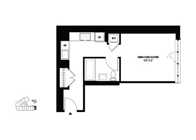 Floorplan - 1 Flatbush