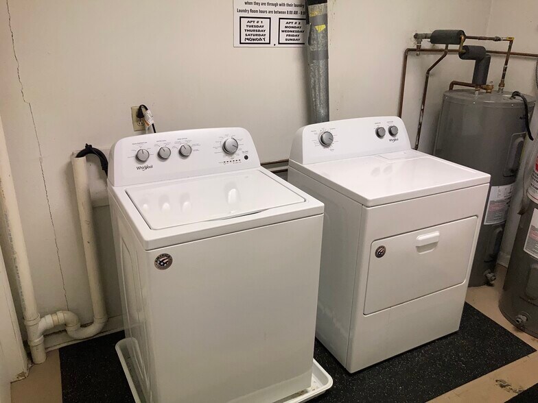 Very own laundry - shared with apt 2. New W&D in 2019 - 116 2nd St E