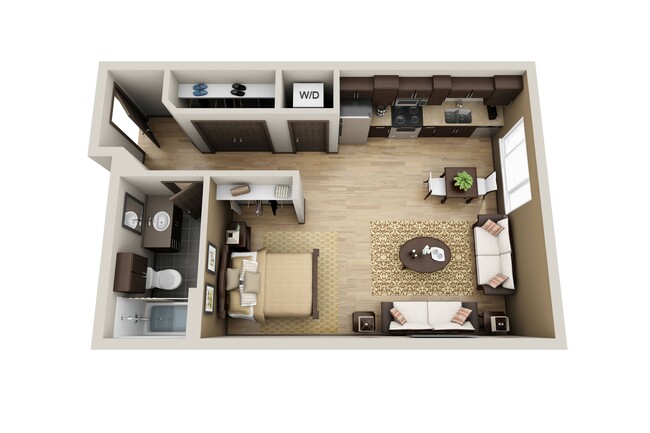 Floorplan - Deer Ridge Apartment Homes