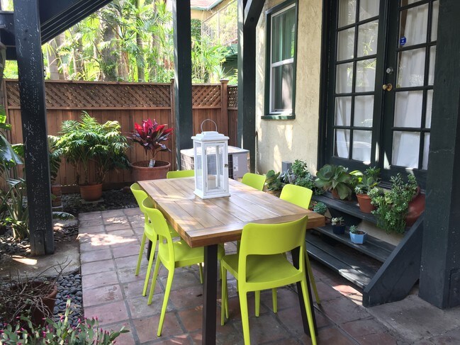 Private porch - 601 S Sweetzer Ave