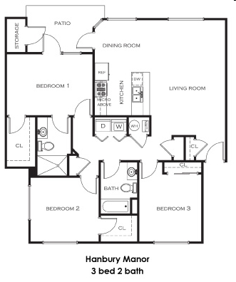 Floorplan - Hanbury Manor