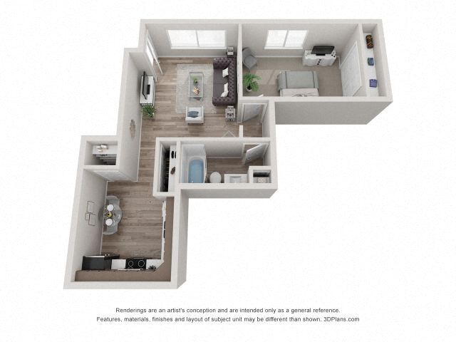 Floorplan - Eagle Creek Apartments