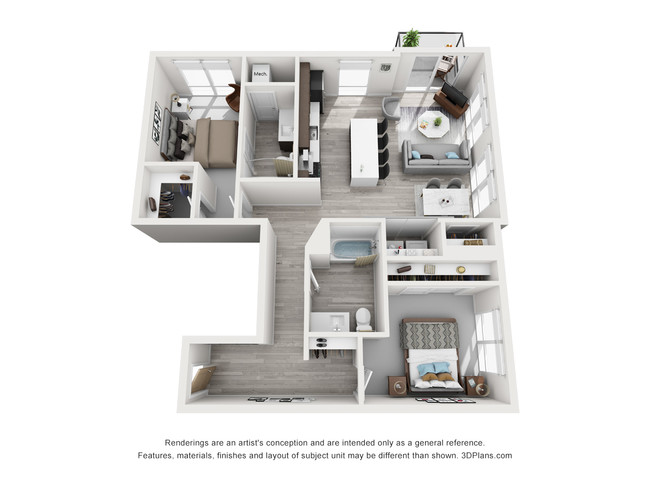 Floorplan - Green on 4th