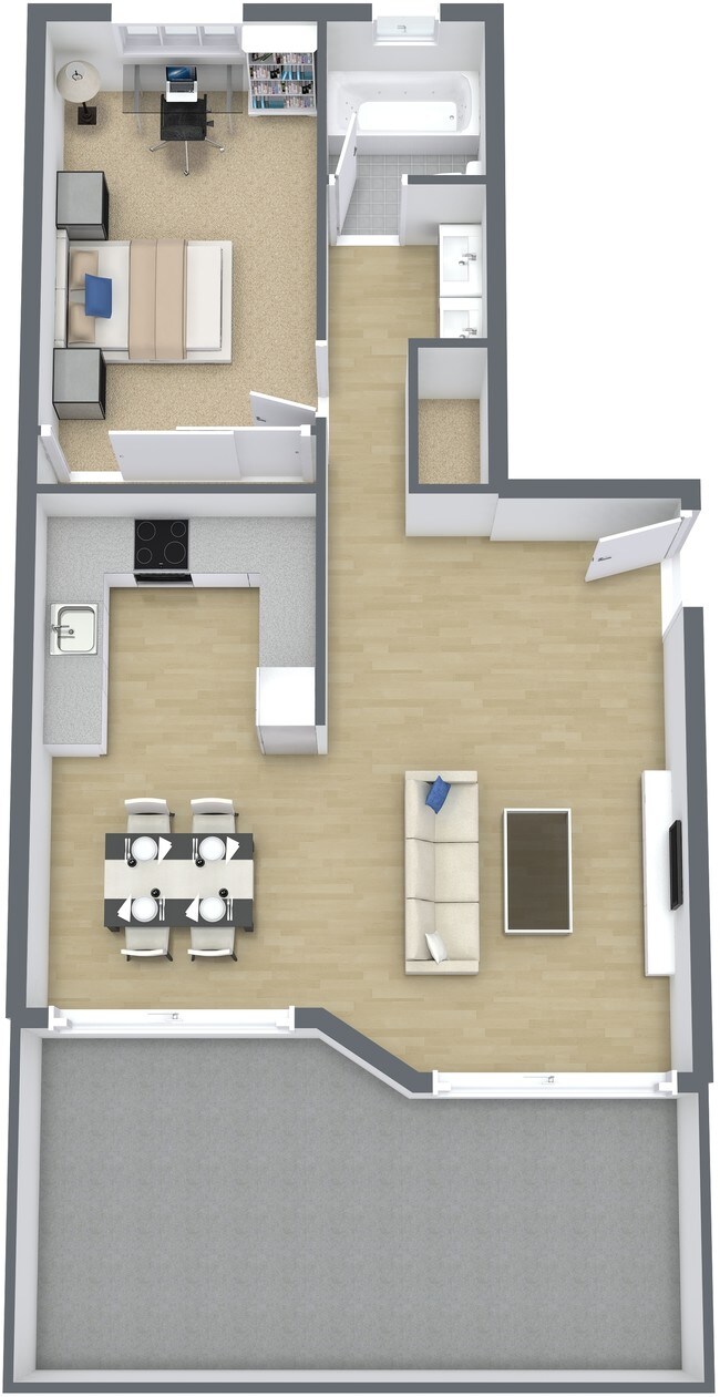 Floorplan - Victoria Park Apartments