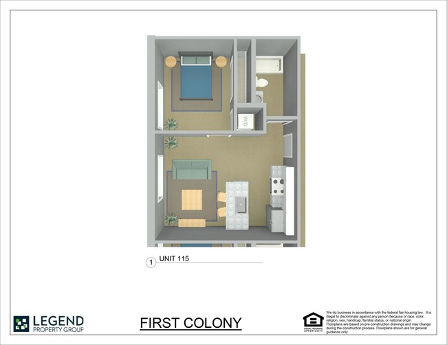 Floorplan - First Colony Flats