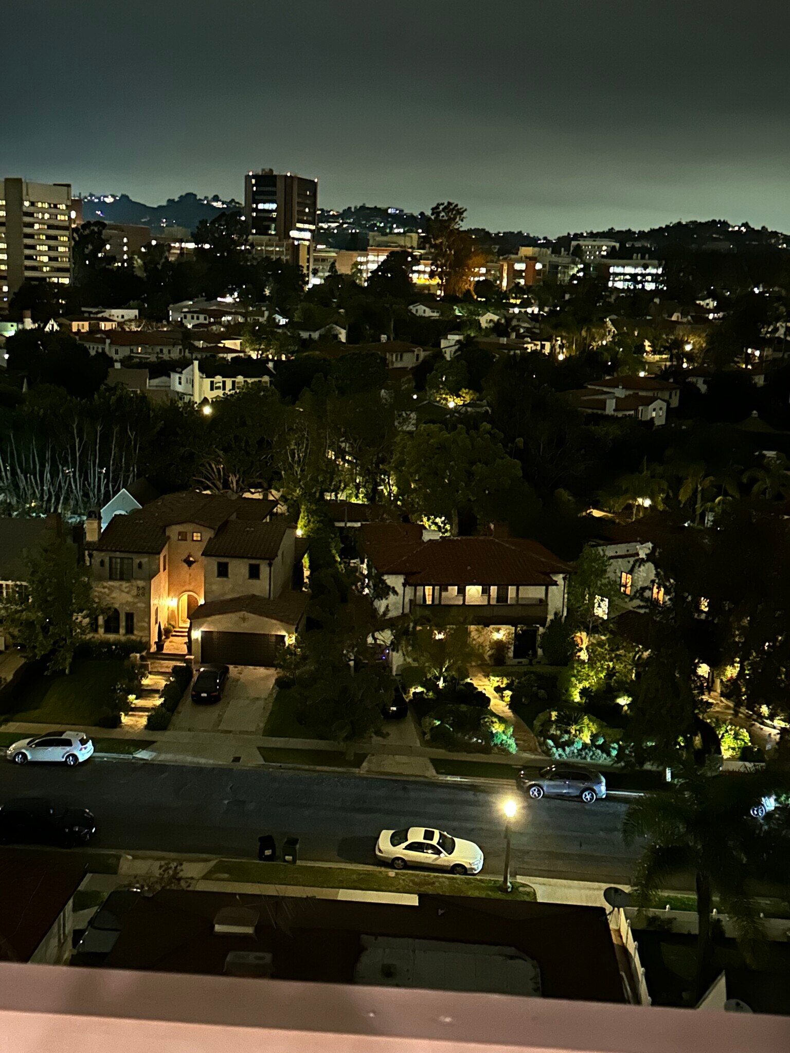Night Time Balcony View - 10751 Wilshire Blvd