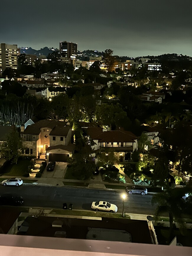 Night Time Balcony View - 10751 Wilshire Blvd