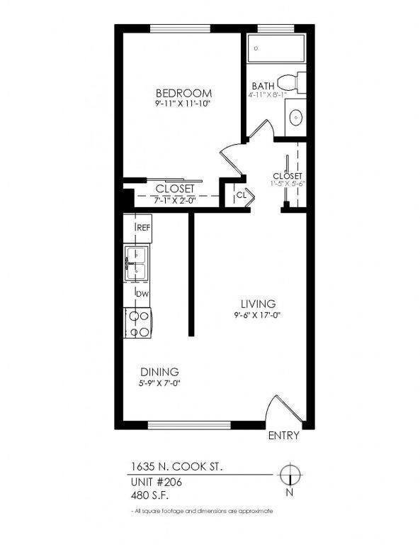 Floorplan - 1635 Cook
