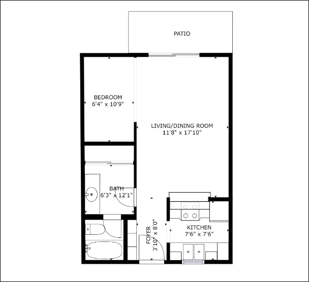 Floorplan - Newport Village Apartments
