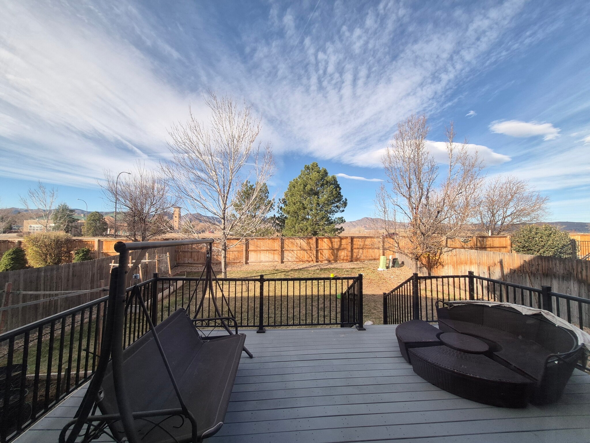 Backyard + Deck - 4441 S Johnson Ct