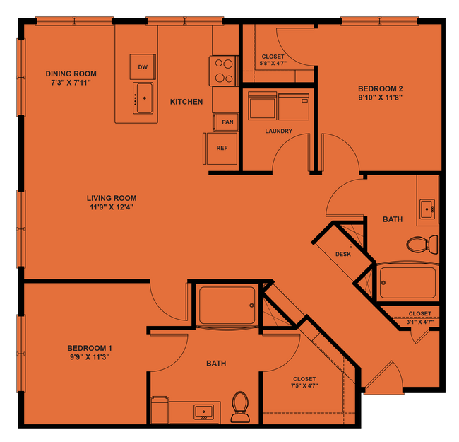 Floorplan - ThreeTwenty at the Vybe
