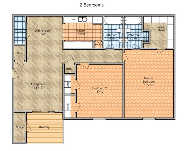 Floorplan - Parkview Apartments