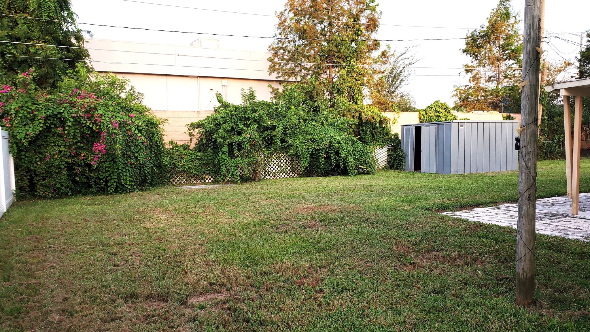 Backyard with Shed - 1721 Moselle Avenue