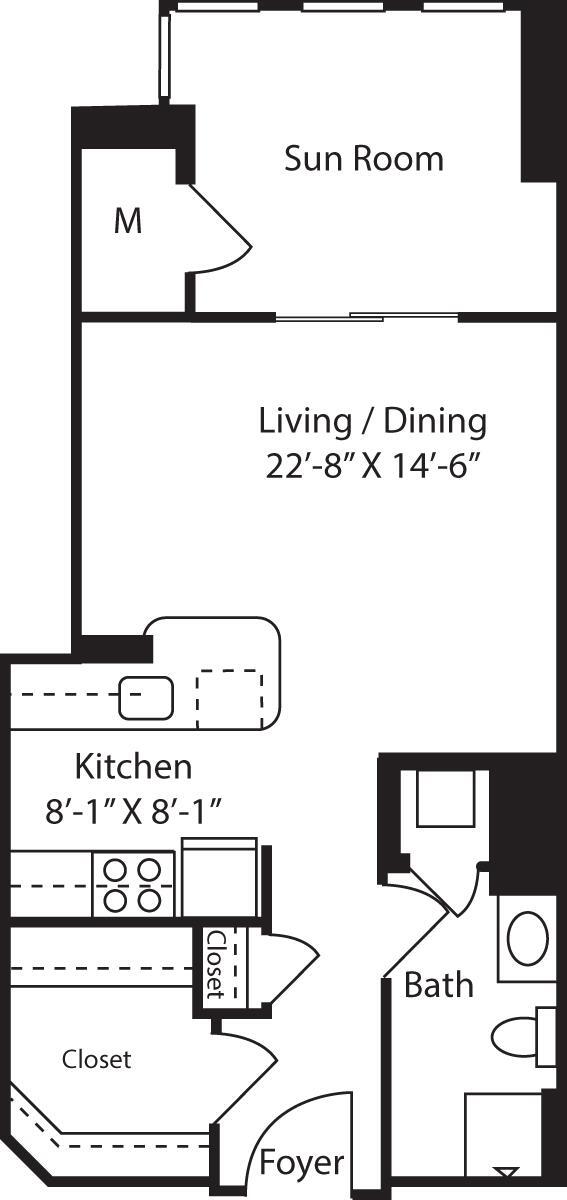 Floorplan - The Prime at Arlington Courthouse