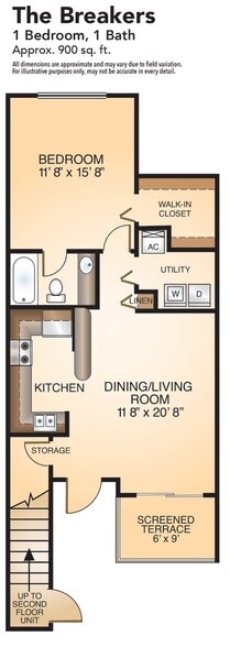 Interior Photo - Coral Falls