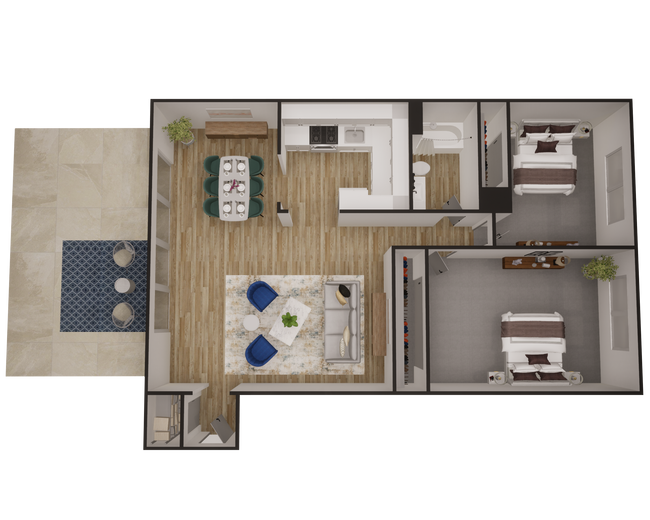 Floorplan - Kenilworth Apartments