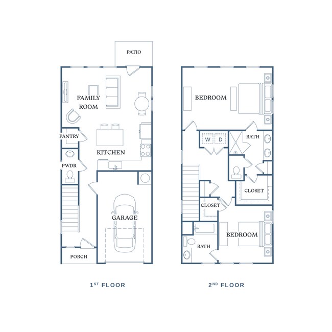Floorplan - Tessa Mauldin Townhomes