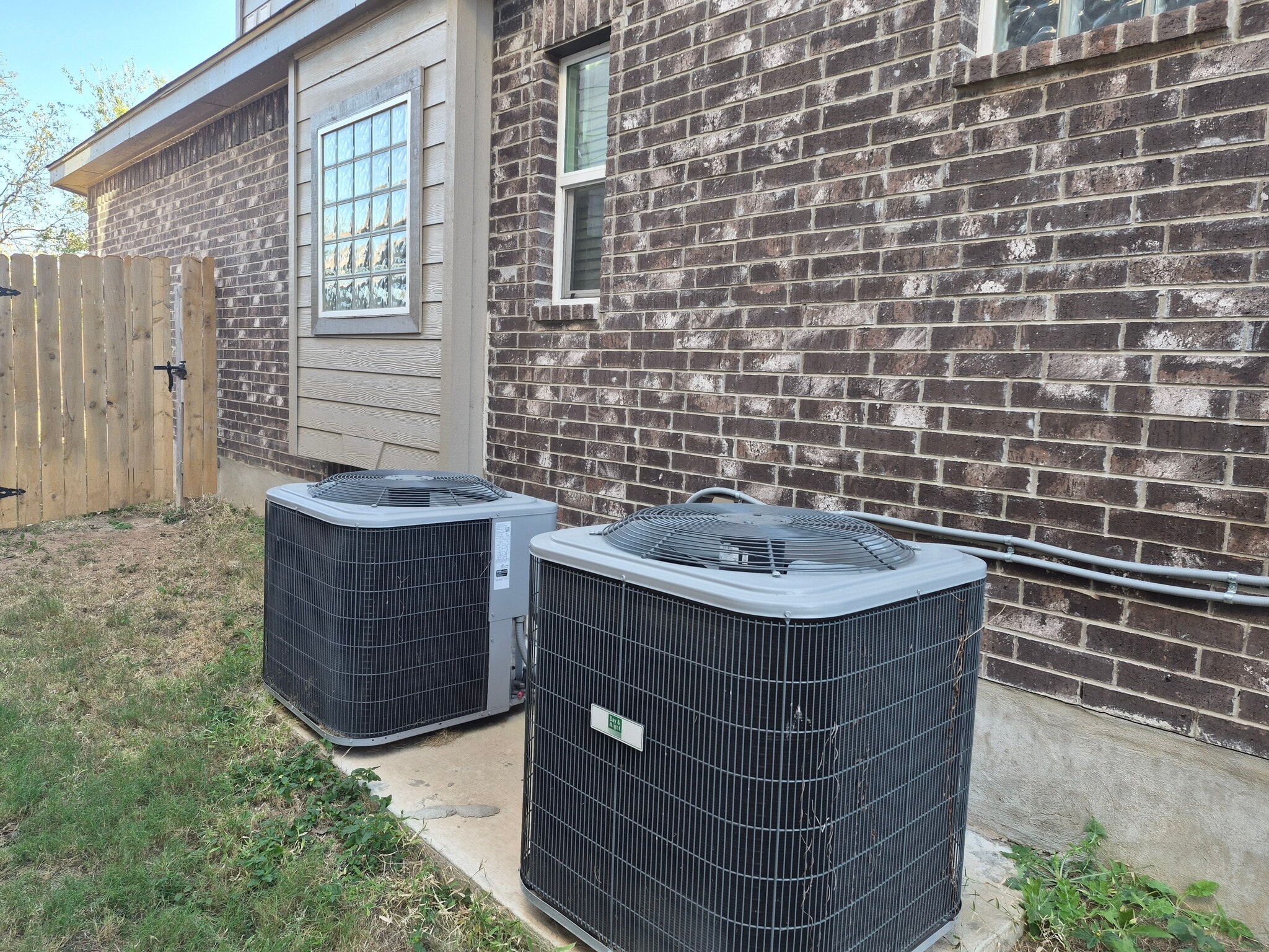 Dual HVAC Condensers - 7034 Comanche Star