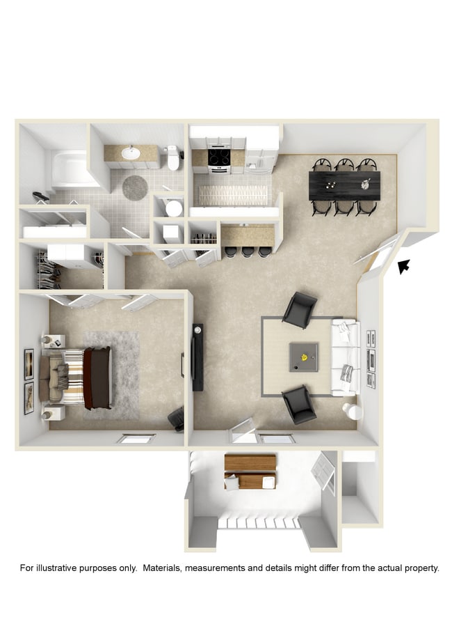 Floorplan - Canebrake Apartment Homes