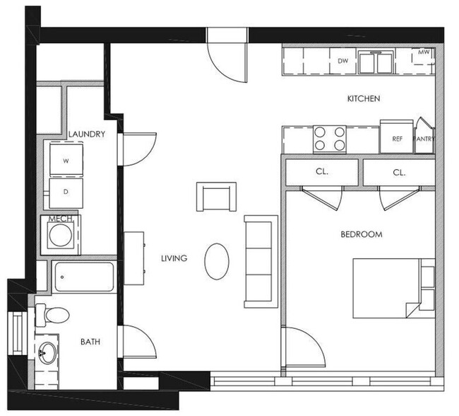 Floorplan - Sands Senior Apartments