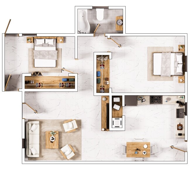 Floorplan - RAM Pompano Apartments
