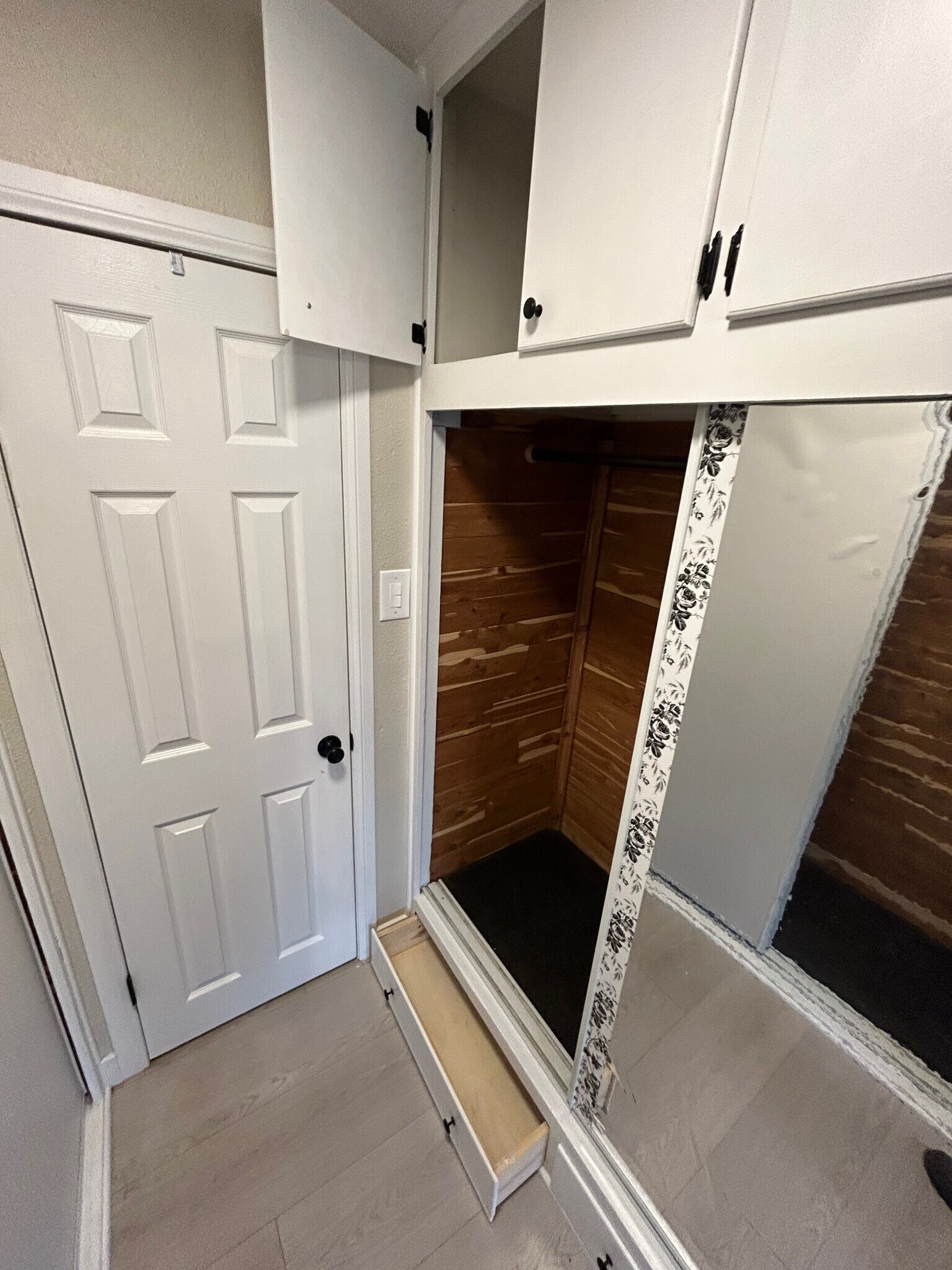 Right side closet, storage above and below - 5398 34th St