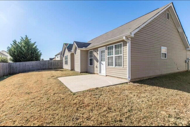 Back yard - 105 Burr Dr