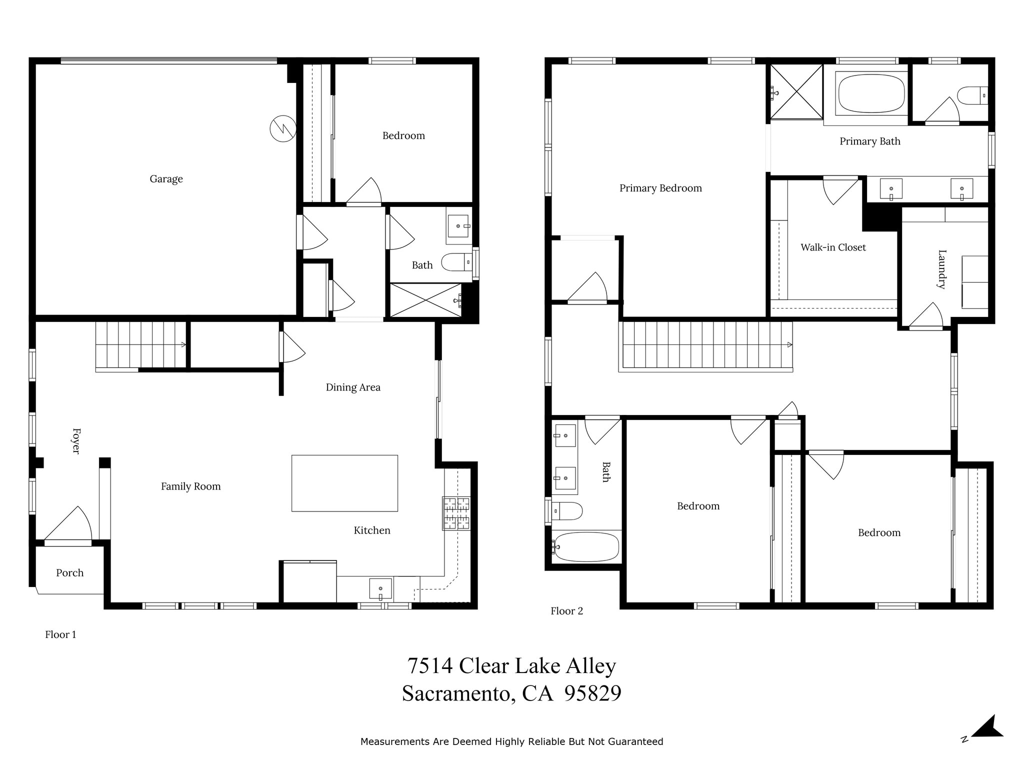 Floor Plan - 7514 Clear Lake Aly