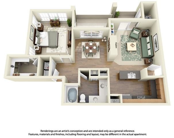 Floorplan - Turnberry Isle Apartment Homes