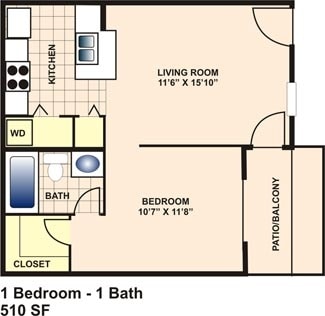 1BR/1BA - Hunters Point