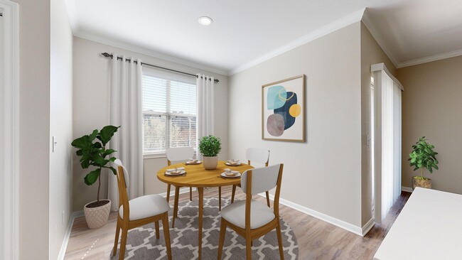 Newly Renovated Dining Area - The Oasis Apartments