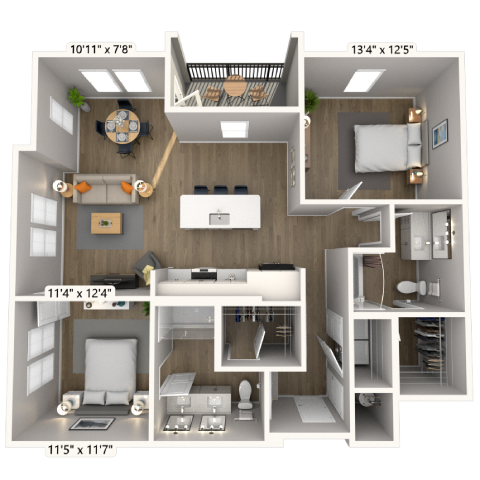 Floorplan - MAA Point Hope