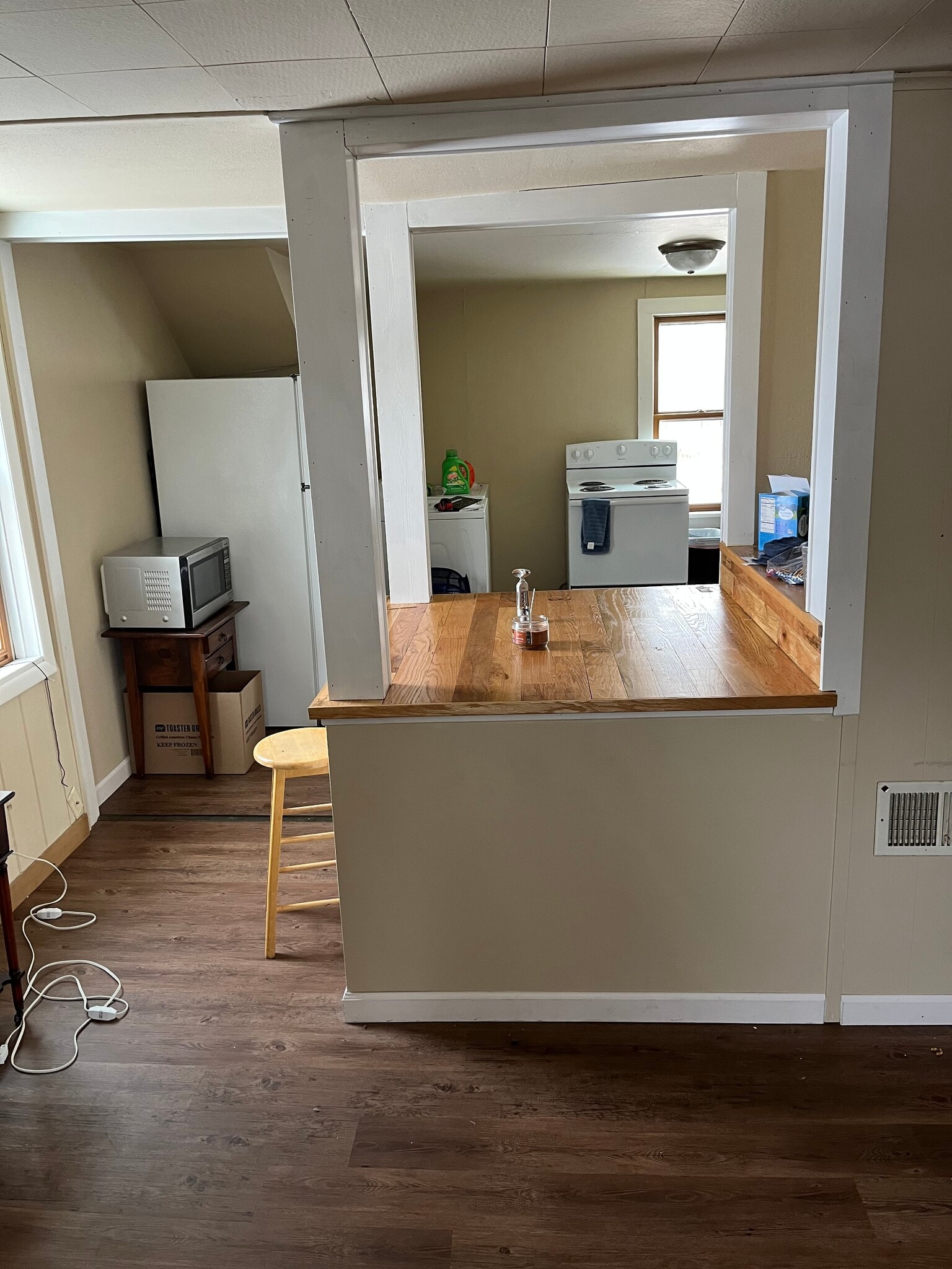Living room into Kitchen - 203 S Whiton St