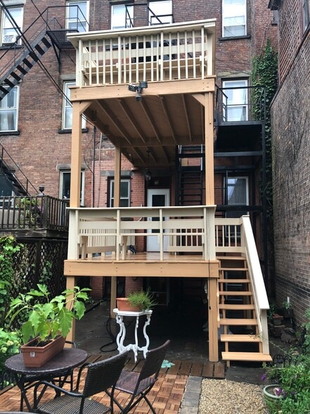 View of the Back Yard - 206 Lancaster St