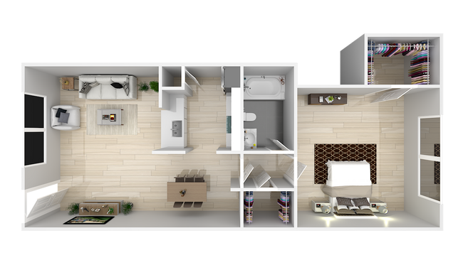 Floorplan - The Ivy at the Galleria