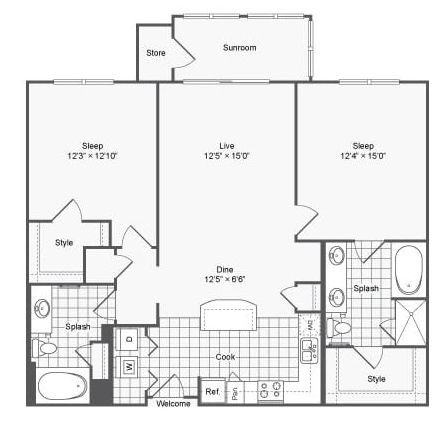 Floorplan - The Ren