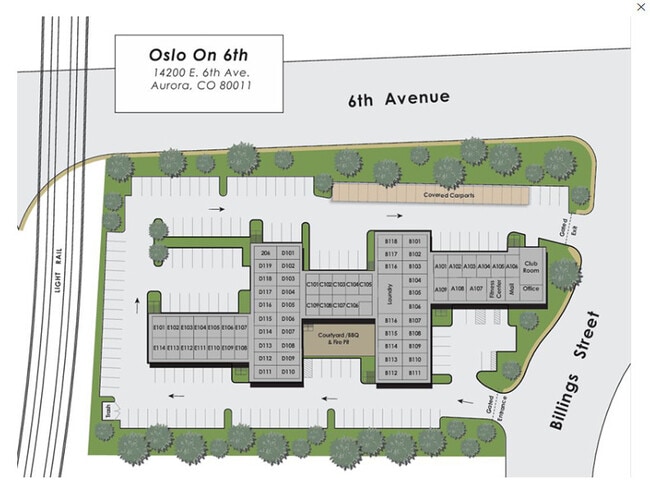 Site Map - Oslo on 6th