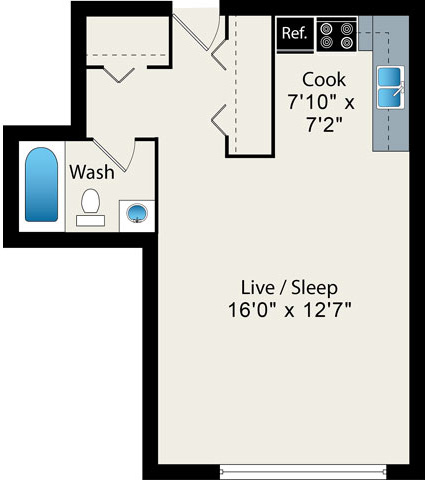 Floorplan - Reside on Pine Grove