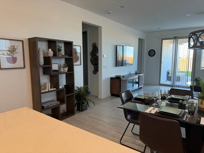 Living Room/Dining/Fireplace - 8908 W Oregon Ave