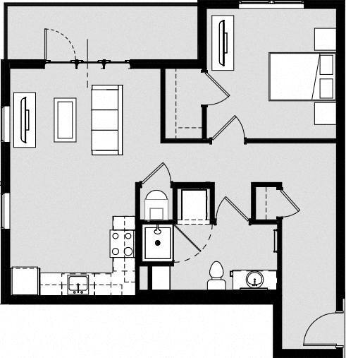 Floorplan - Harbor Side at Conwood Flats