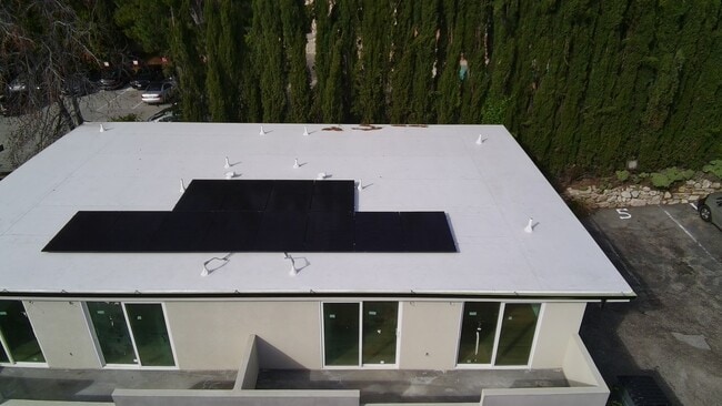 Installed solar in roof top - 2515 Foothill Blvd