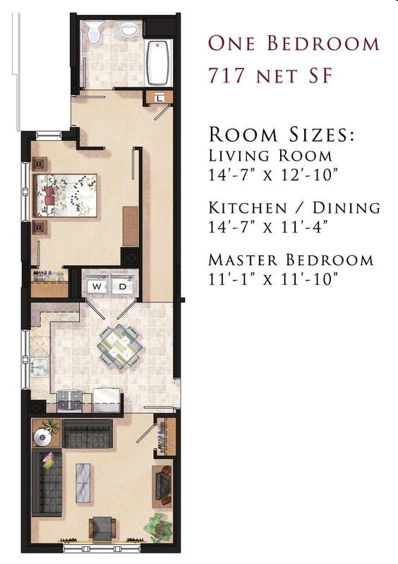 1BR/1BA - 4-40 Vine St