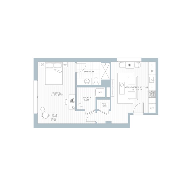 Floorplan - Lofts At Abrams Fixtures