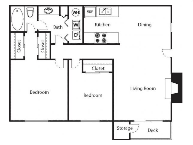 2BR/1BA - Scout