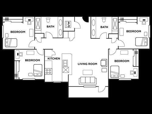 4BR/2BA - The Edge