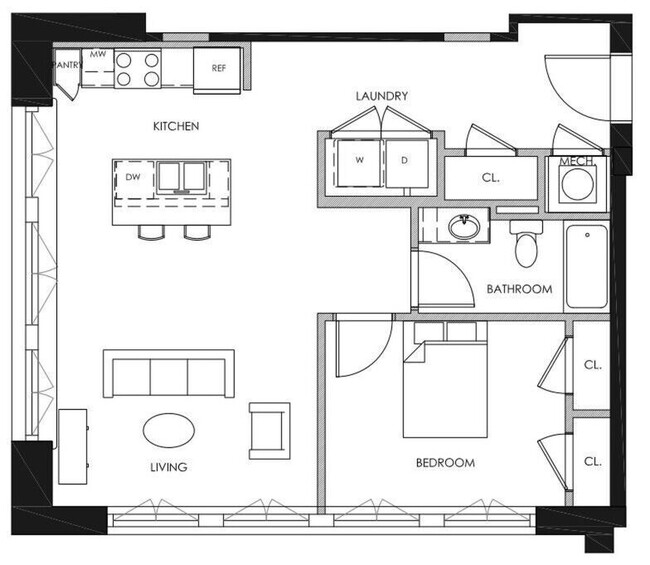 Floorplan - Sands Senior Apartments