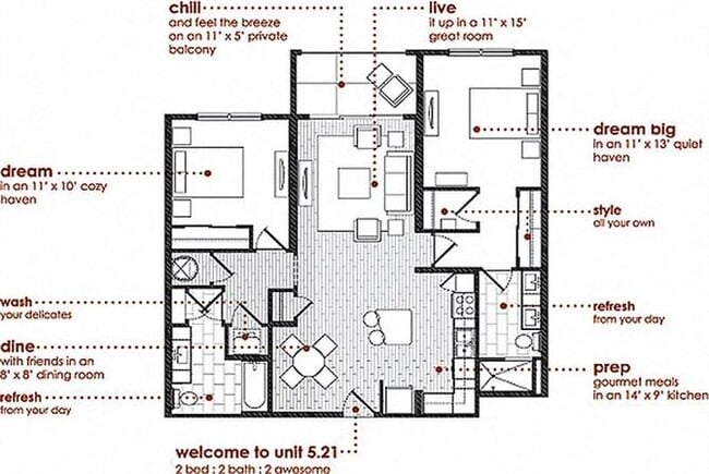 Floorplan - 5 Thousand Town