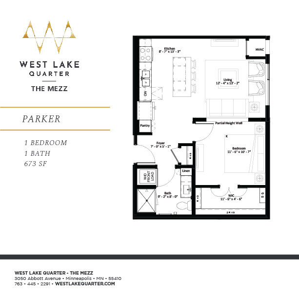 Floorplan - The Mezz at West Lake Quarter